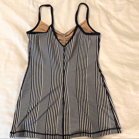 Lululemon Athletica Striped Shelf-bra Tank - Picture 2 of 5